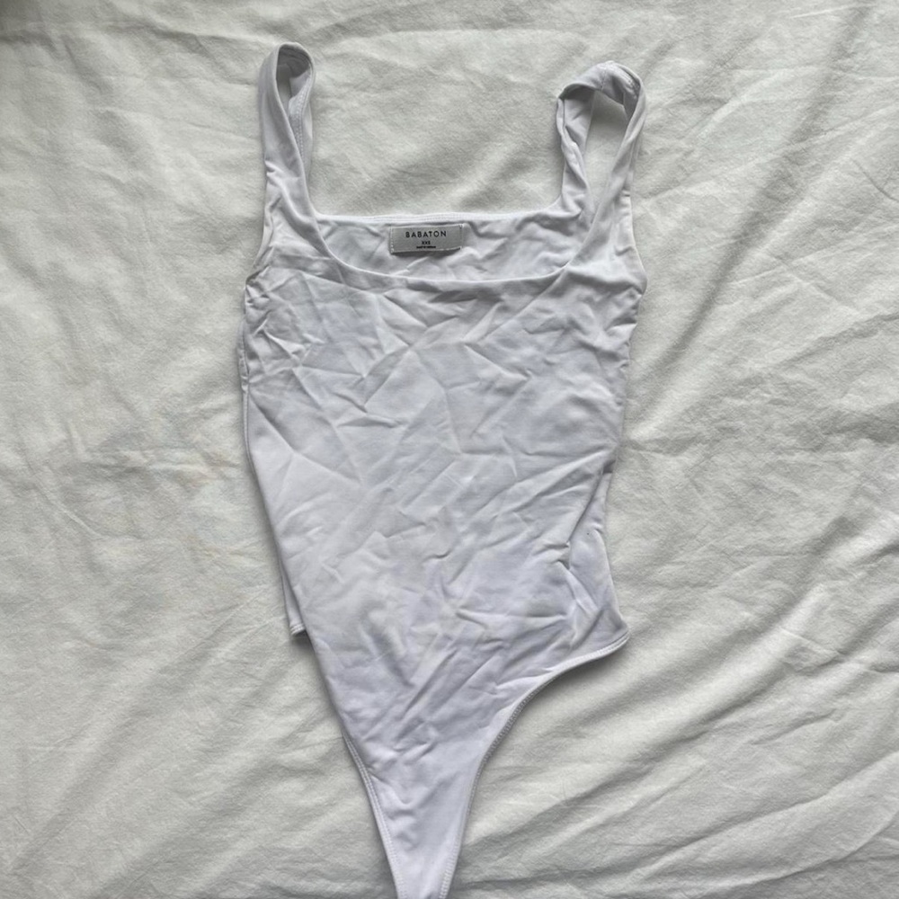 Aritzia White Bodysuit